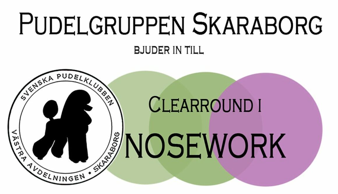 Nosework – Clearround 1 oktober