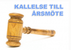 KALLELSE TILL ÅRSMÖTE BILD